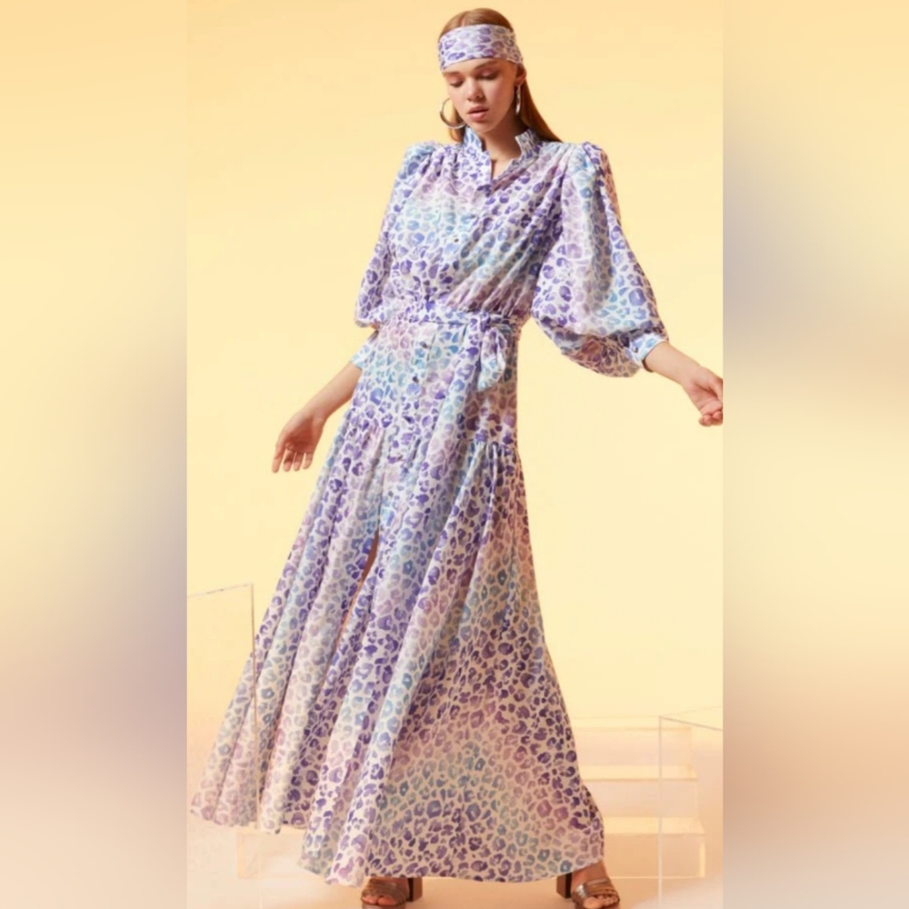 Elegant Purple Maxi Dress